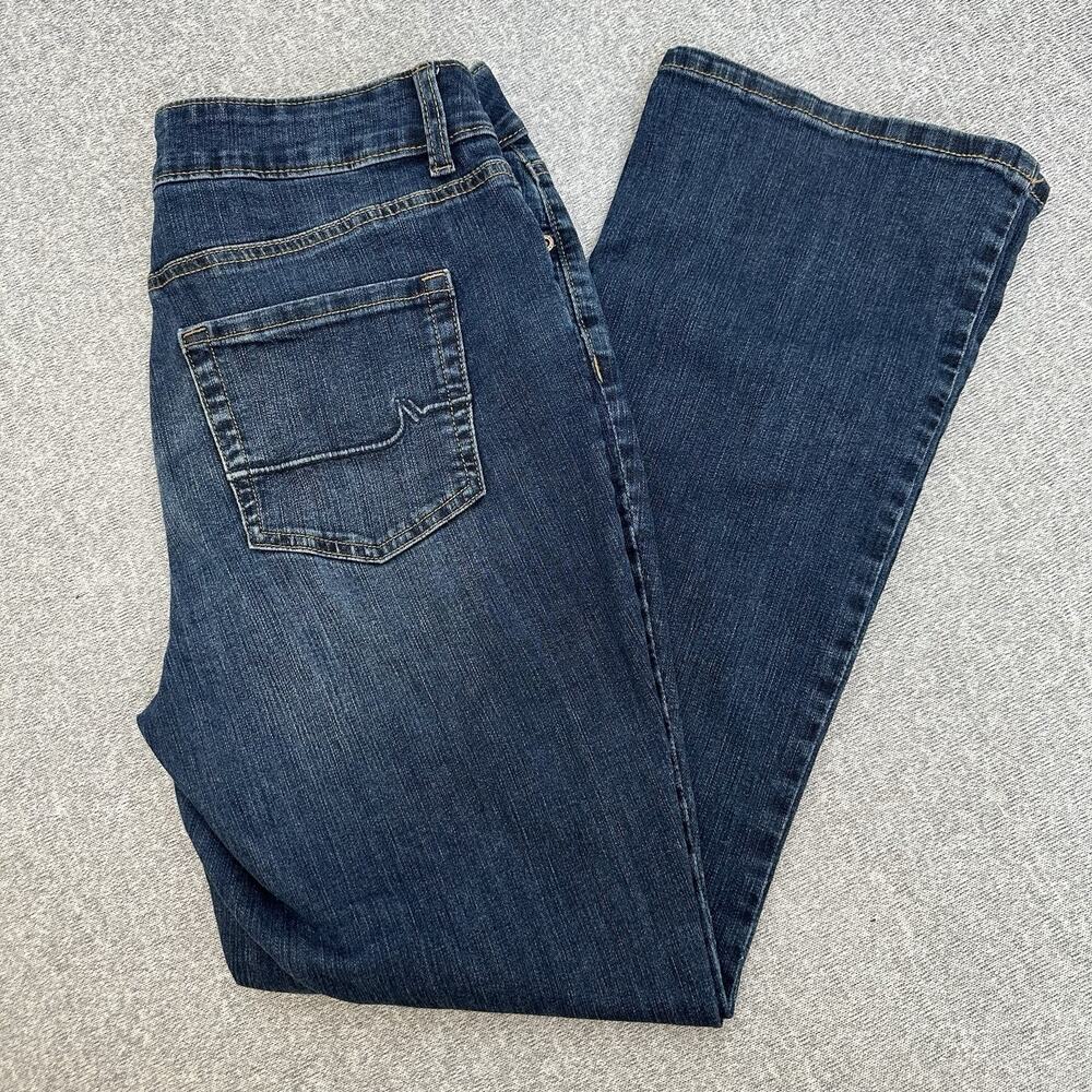 Maurices M Jeans Classic Women’s High Rise Stretch Slim Boot Denim Size 10 Short
